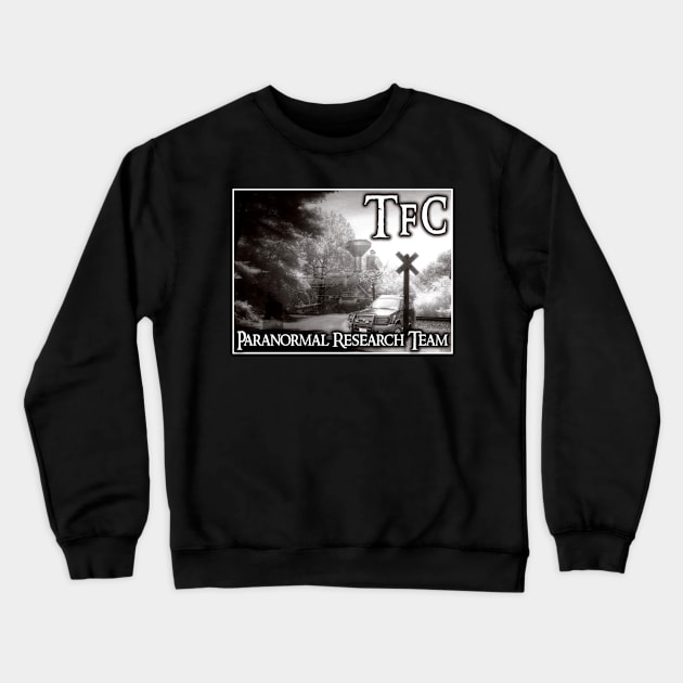 TFC Final Crossing Railroad Logo Crewneck Sweatshirt by TFC Paranormal Research Team Store